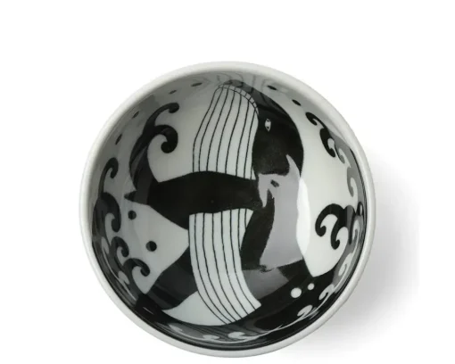 Bowl Blue Whale Waves 5"