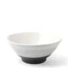 Bowl Gradient Black & White 7"