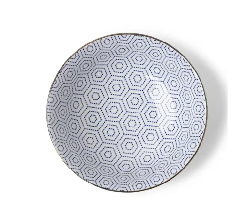Bowl Indigo Tortoise Shell Ramen
