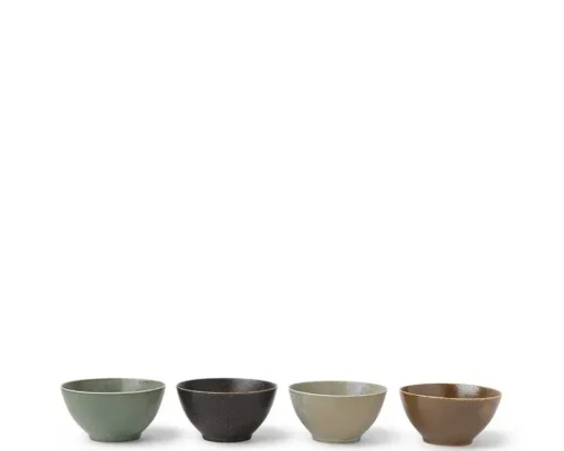 Bowl Set Pacific Forest Matte 4-5/8"