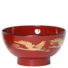 Bowl Soup 4.5" Red Crane