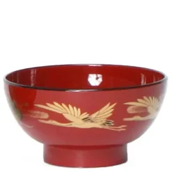 Bowl Soup 4.5" Red Crane