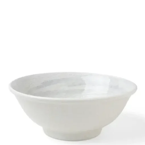 Bowl White Water Swirls 8-1/2"