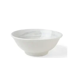 Bowl White Water Swirls 8-1/2"