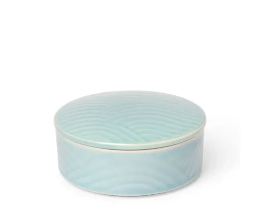 Bowl With Cover Himari Lt Blue