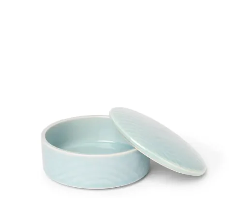 Bowl With Cover Himari Lt Blue