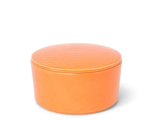 Bowl With Cover Himari Orange