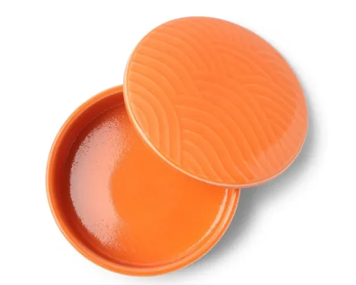 Bowl With Cover Himari Orange