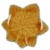 Brown Leaf 4.75" Plate