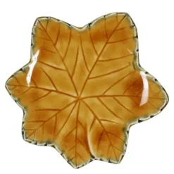 Brown Leaf 4.75" Plate
