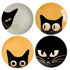 Cat Eyes 6.5" Dessert Plate Set
