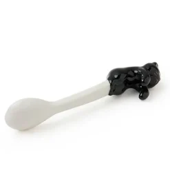 Cat Hanging Spoon - Black