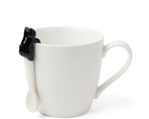 Cat Hanging Spoon - Black