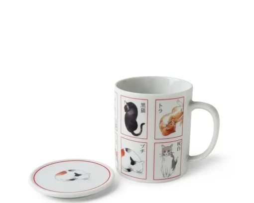 Catopedia Mug With Lid