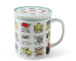Cats In Hats Mug With Lid