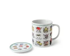Cats In Hats Mug With Lid