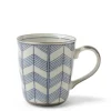 Celadon Chevron 8 Oz. Mug