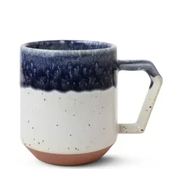 Chips 12 Oz. Mug Navy Drip Glaze