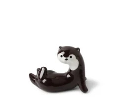 Chopstick Rest Otter Dark Brown
