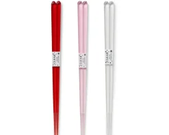 Chopsticks Acrylic Red Set/3