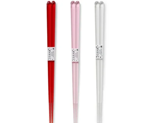 Chopsticks Acrylic Red Set/3