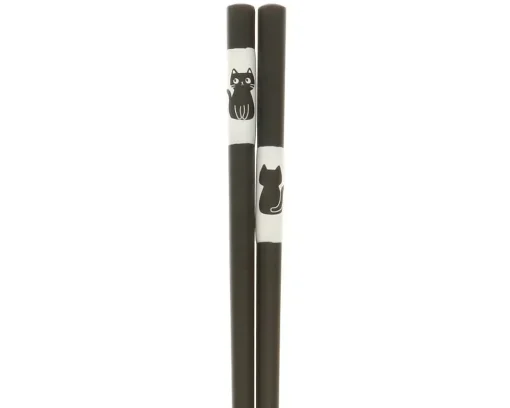 Chopsticks Black Sitting Kitty