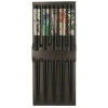 Chopsticks Set Antique Byobu Black