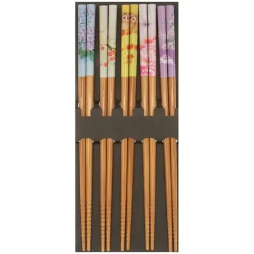 Chopsticks Set Bamboo Garden Seasons