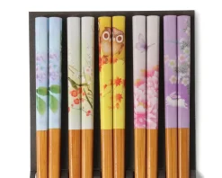 Chopsticks Set Bamboo Garden Seasons