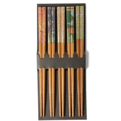 Chopsticks Set Bamboo Scenery