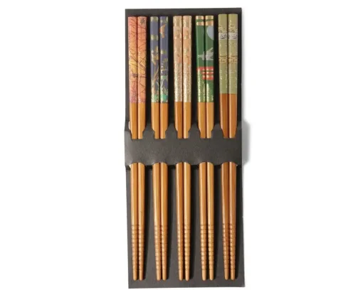 Chopsticks Set Bamboo Scenery