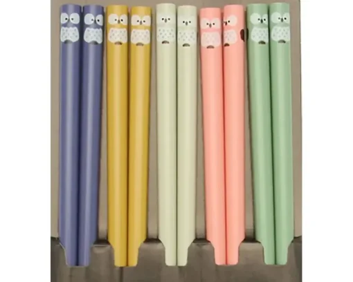 Chopsticks Set Owl Family