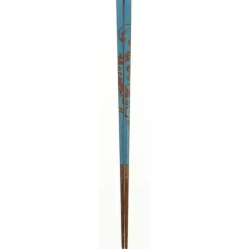 Chopsticks Wood Bali Floral Wave