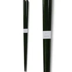 Chopsticks Wood Dark Green