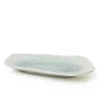 Coral Blue Rectangular Plate