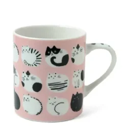 Cozy Cats 8 Oz. Mug - Pink