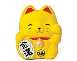 Feng Shui Fortune Cat Bank - Yellow