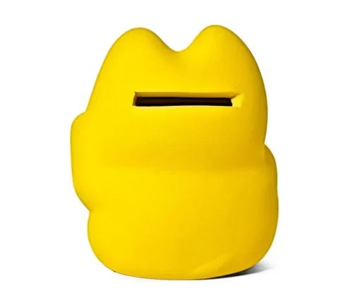 Feng Shui Fortune Cat Bank - Yellow