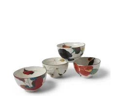 Floral Fall Rice Bowl Set