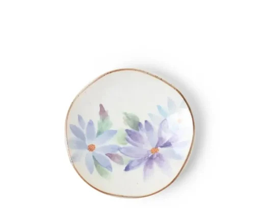 Floral Mini Plate Blue