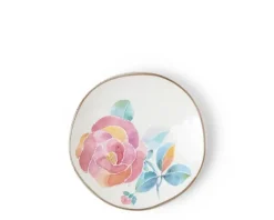 Floral Mini Plate Pink Rose