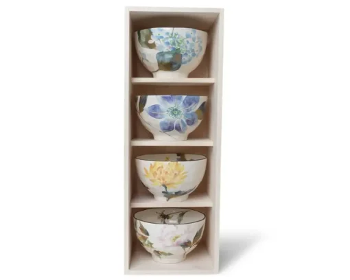 Floral Summer Rice Bowl Set