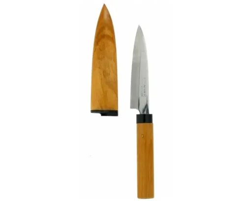 Fruit Knife Brown With Sheath