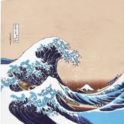 Furoshiki Hokusai 19.75" Sq.
