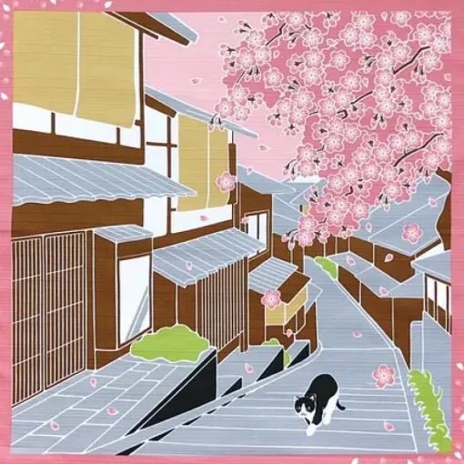 Furoshiki Sakura 20" Sq.