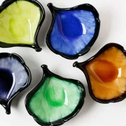 Ginkgo Leaf 3.5" Mini Bowl Set