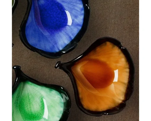 Ginkgo Leaf 3.5" Mini Bowl Set