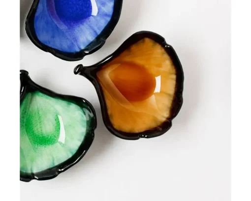 Ginkgo Leaf 3.5" Mini Bowl Set