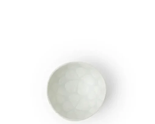 Gray Floral 3.75" Bowl