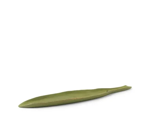Incense Holder Gold/Spring Grass Leaf